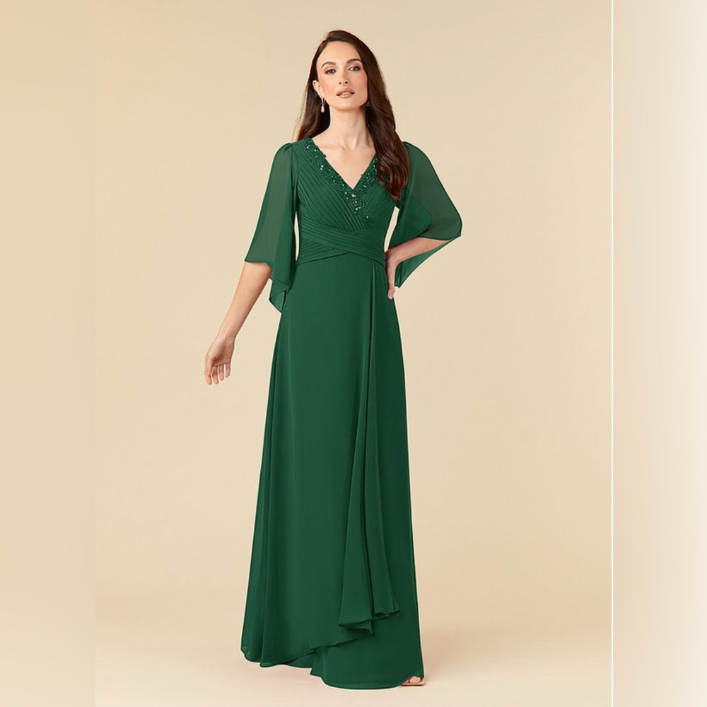 Azazie Bermuda, Dark Green, Size 16